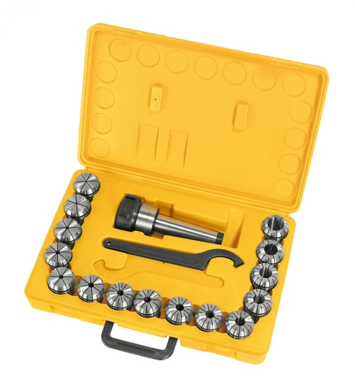 Bernardo Fräser-Spannzangenfutter-Set ER40, MK 4, 3 - 25 mm Spannmittel für Werkzeuge