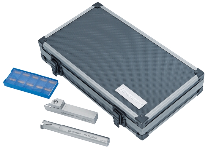 Bernardo Drehmeißelsatz zum Einstechen (innen / außen), mit HM-Wendeplatten, 16 mm, 2-tlg.