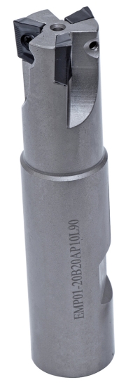 Bernardo Schaftfräser mit HM-Wendeschneidplatten, diam. 20 mm