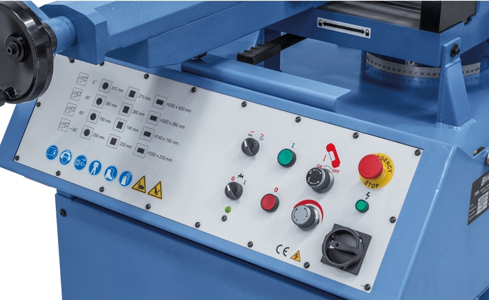 Bernardo Doppelgehrungsbandsäge MBS 400 DG / 400 V