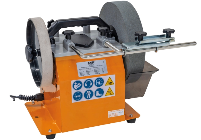 Nass- und Trockenschleifmaschine WDG 250 Pro rückseite