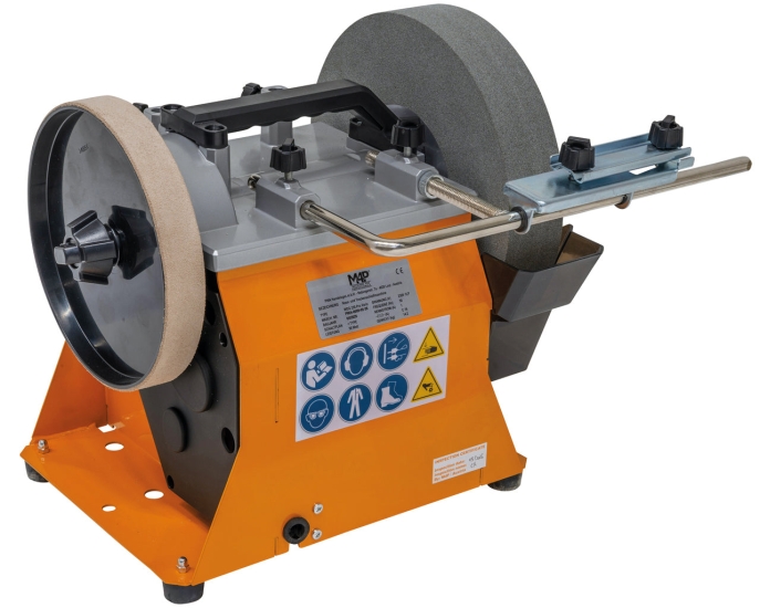 Nass- und Trockenschleifmaschine WDG 250 Pro Vario rückseite links