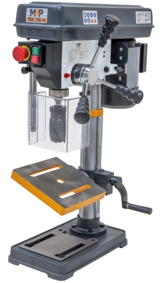 Tischbohrmaschine TBM 250 - 16 / 230 V rechts tisch geschwenkt