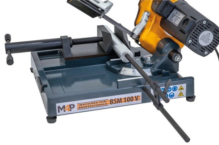 Metallbandsäge BSM 100 V schraubstock mit serkstück