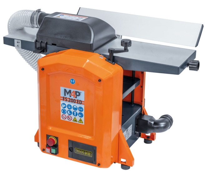 Abricht- und Dickenhobelmaschine FS 200 ED / 230 V mit Absaughaube
