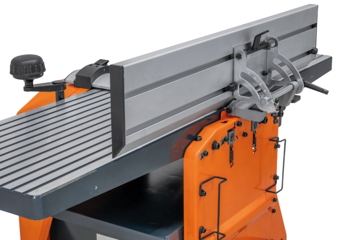 Abricht- und Dickenhobelmaschine FS 250 mit Untergestell / 230 V abrichtanschlag gerade