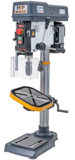 Vario-Tischbohrmaschine TBM 380 - 16 VRL / 400 V rechts tisch geschwenkt