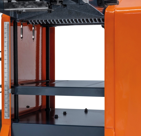 Abricht- und Dickenhobelmaschine FS 200 EDS / 230 V führung dickentisch