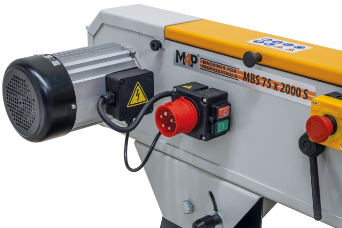 Bandschleifmaschine MBS 75 x 2000 S / 400 V schalter stecker