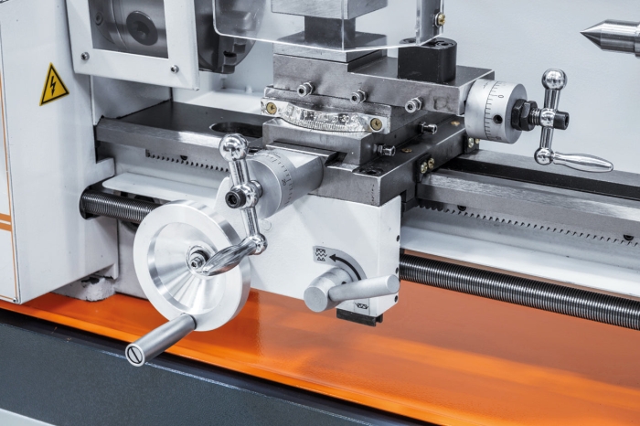 Tischdrehmaschine DM 300 Vario handräder schlitten