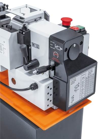 Tischdrehmaschine DM 300 Vario detail vorschubhebel 2