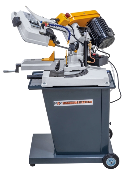 Doppelgehrungsbandsäge BSM 130 GC / 400 V frontal geschwenkt