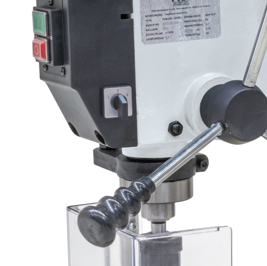 Vario-Säulenbohrmaschine FDM 430 - 20 VRL / 400 V schalter rechts-linkslauf