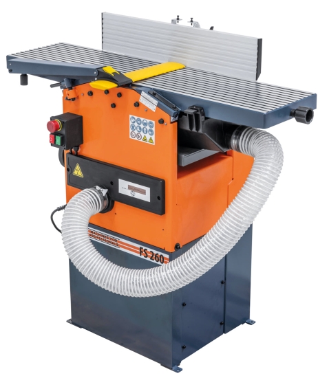 Abricht- und Dickenhobelmaschine FS 260 mit Absaugung / 230 V rechts