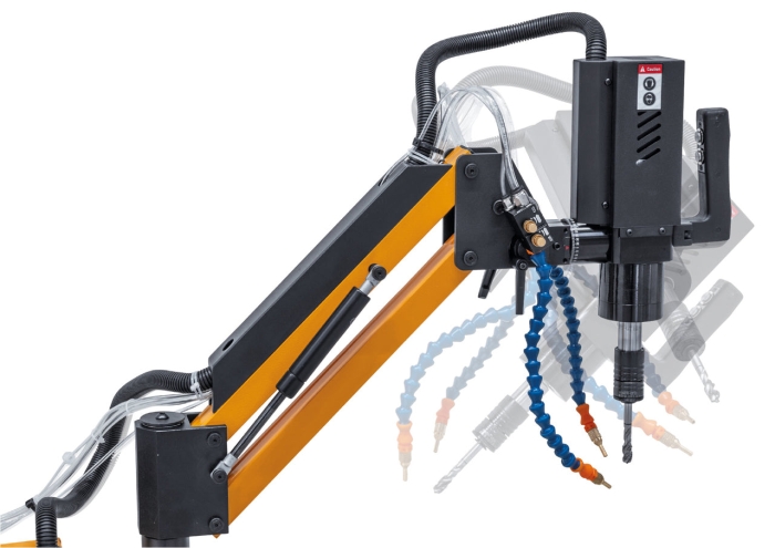Elektrische Gewindeschneidmaschine EGS 16 - 1100 schwenkung