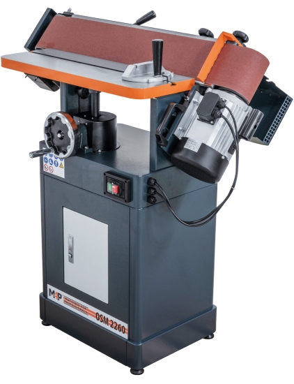 Kantenschleifmaschine OSM 2260 / 400 V geschwenkt deckel offen
