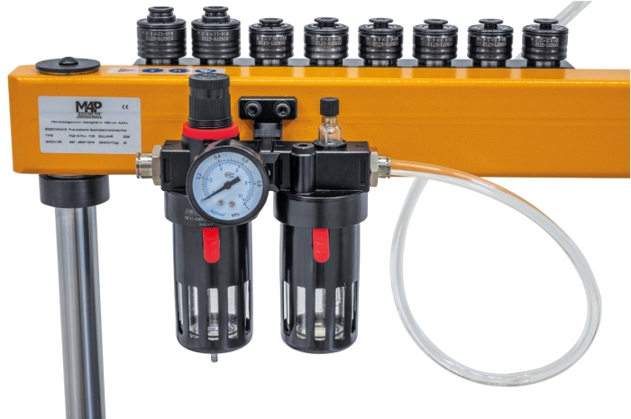 Pneumatische Gewindeschneidmaschine PGS 16 PRO - 1100 wartungseinheit