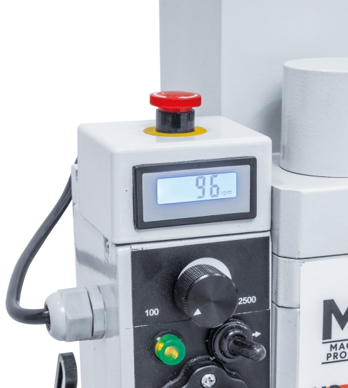 Bohr- und Fräsmaschine MD 16 Vario drehzahlanzeige