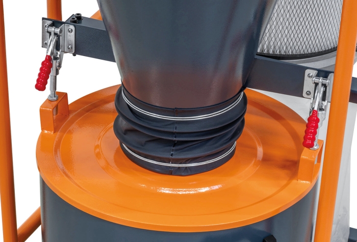Reinluft-Absauganlage RAA 1800 / 400 V schnellspannhebel
