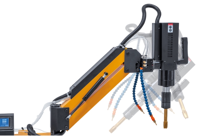Elektrische Gewindeschneidmaschine EGS 36 - 1200 schwenkung