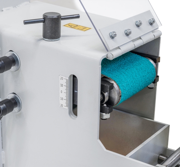 Kombinierte Band- und Rohrschleifmaschine RPS 100 x 2000 Duo skala