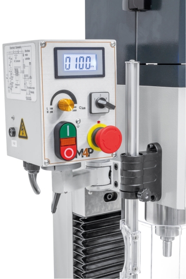 Bohr- und Fräsmaschine MD 28 Vario bedienpult