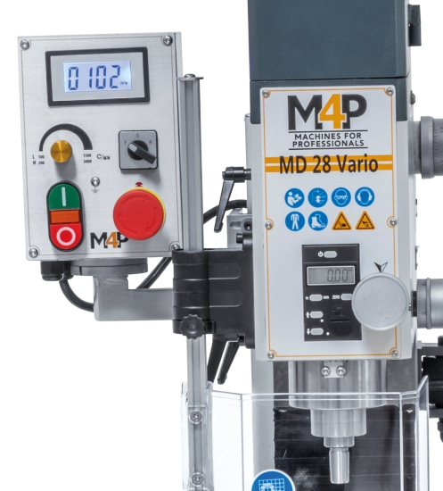 Bohr- und Fräsmaschine MD 28 Vario-D digitalanzeigen