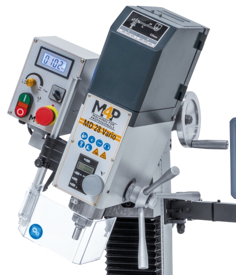 Bohr- und Fräsmaschine MD 28 Vario-D kopf geschwenkt