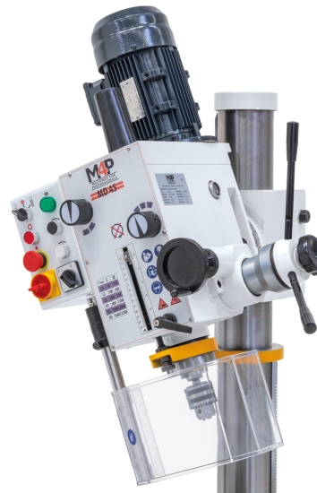 Bohr- und Fräsmaschine MD 45 kopf geschwenkt