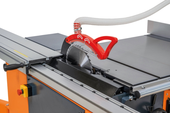 Formatkreissäge STS 2600 Pro sägeblatt tisch offen