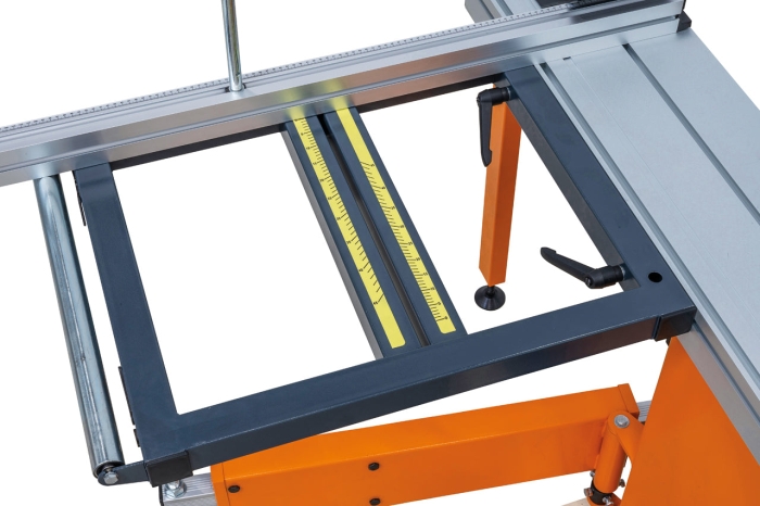 Formatkreissäge STS 2600 Pro auslegertisch skala