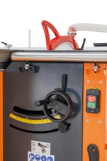 Formatkreissäge STS 2800 Pro handrad höhenverstellung