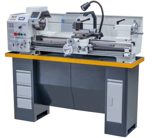 Leit- und Zugspindeldrehmaschine DM 900 V / 230 V mit Untergestell SL 12 Leit- und Zugspindeldrehmaschine DM 900 V / 230 V mit Untergestell SL 12