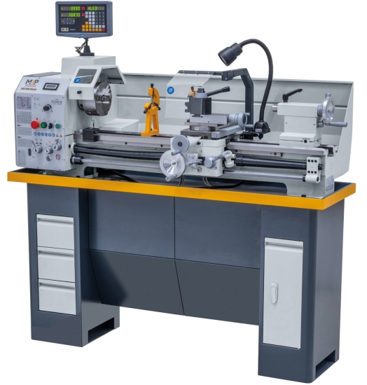 Leit- und Zugspindeldrehmaschine DM 900 V-D / 230 V mit Untergestell SL 12