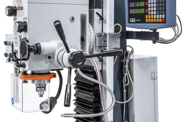 Bohr- und Fräsmaschine inkl. Guss-Untergestell MD 50 HS sterngriff
