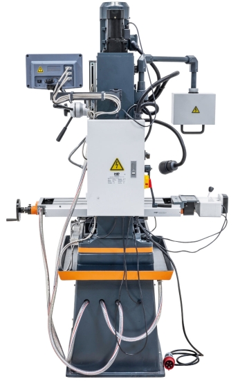 Bohr- und Fräsmaschine inkl. Guss-Untergestell MD 50 HS frontal rückseite
