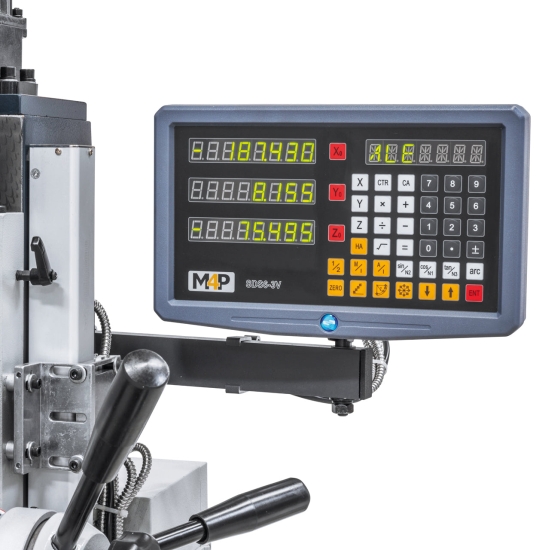Bohr- und Fräsmaschine inkl. Guss-Untergestell MD 50 HS digitalanzeige