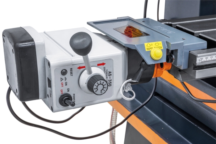 Bohr- und Fräsmaschine inkl. Guss-Untergestell MD 50 HS tischvorschub