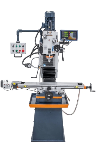 Bohr- und Fräsmaschine inkl. Guss-Untergestell MD 50 PF frontal