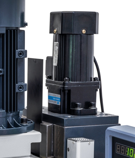 Bohr- und Fräsmaschine inkl. Guss-Untergestell MD 50 PF hubmotor
