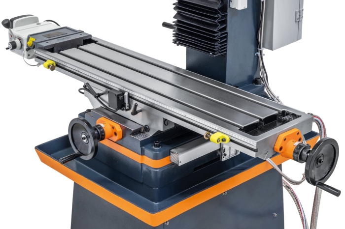 Bohr- und Fräsmaschine inkl. Guss-Untergestell MD 50 PF kreuztisch