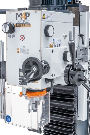 Bohr- und Fräsmaschine inkl. Guss-Untergestell MD 55 PF feinzustellung