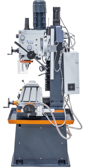 Bohr- und Fräsmaschine inkl. Guss-Untergestell MD 55 PF seitlich rechts
