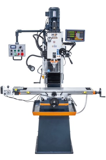 Bohr- und Fräsmaschine inkl. Guss-Untergestell MD 55 PF frontal