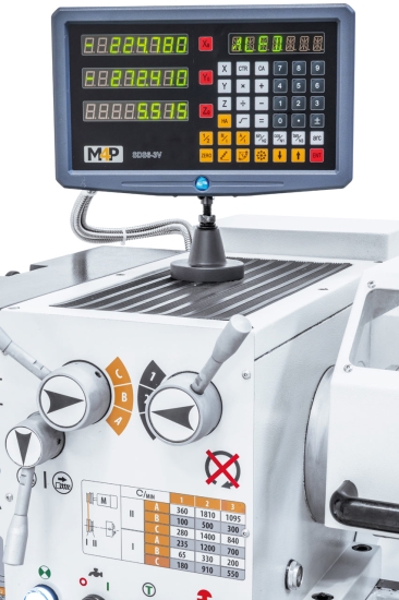 Leit- und Zugspindeldrehmaschine DM 1000 eco-D digitalanzeige