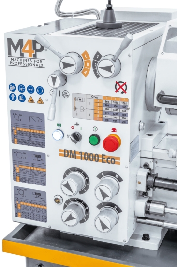 Leit- und Zugspindeldrehmaschine DM 1000 eco-D getriebekopf