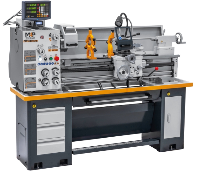 Leit- und Zugspindeldrehmaschine DM 1000 Vario links