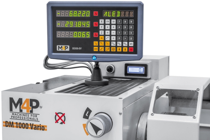 Leit- und Zugspindeldrehmaschine DM 1000 Vario digitalanzeigen