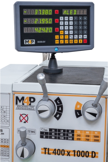 Universaldrehmaschine TL 400 x 1000 D digitalanzeige