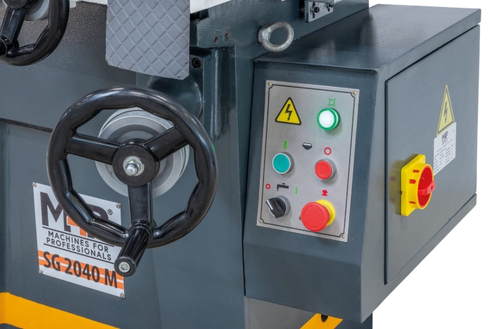 Manuelle Flachschleifmaschine SG 2040 M bedienpult